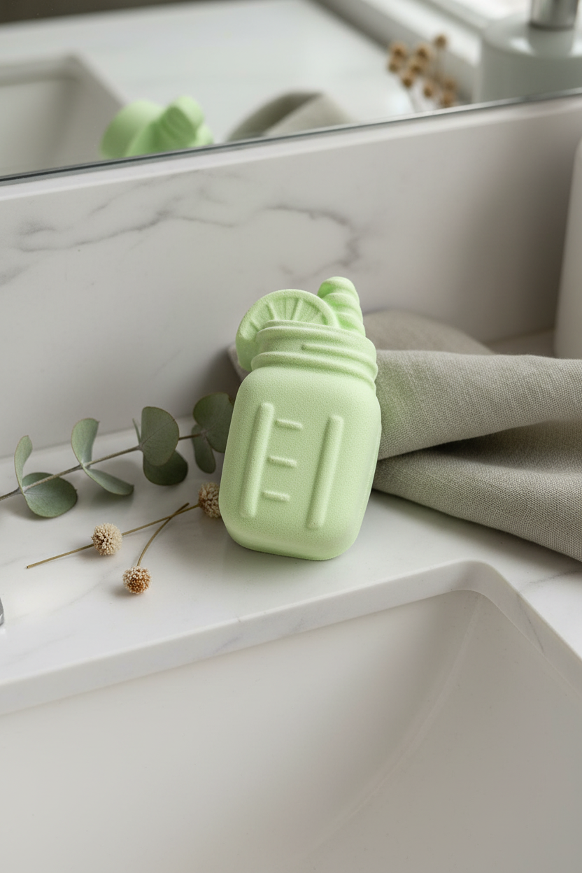 Handmade Sparkling Mojito Bath Bomb