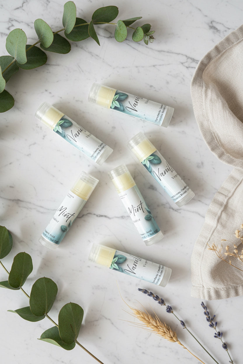 Vegan Vanilla Mint Lip Butter