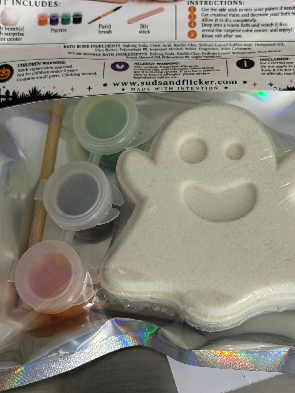 Paint Your Own Bath Bomb Kit