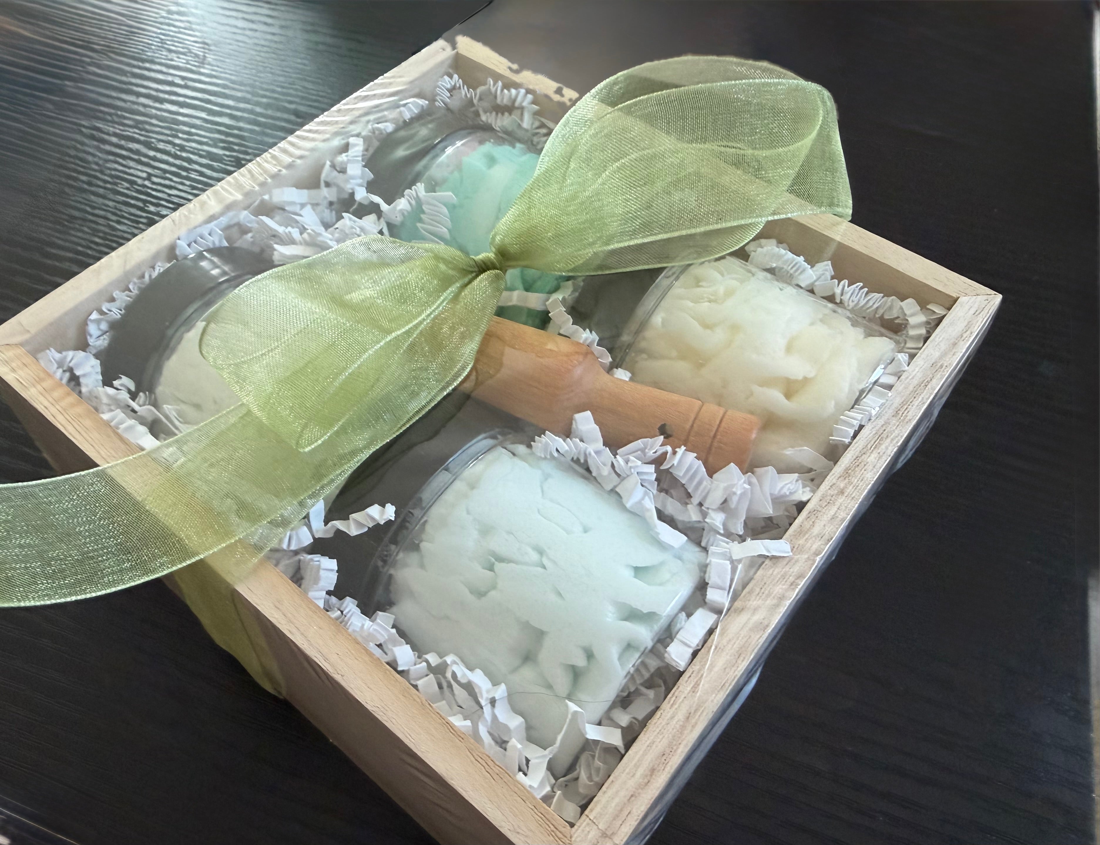 Sugar Scrub Gift Set – 4 Pack Exfoliating Body Scrubs (3 oz Each) | Handmade Spa Gift Set