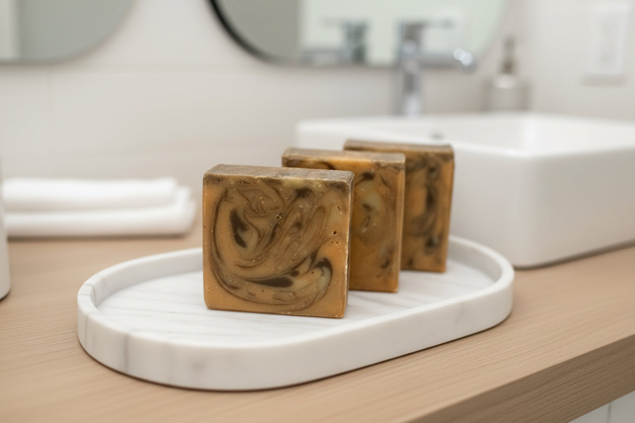 Orange Spice Artisan Soap – Warm Citrus & Cinnamon Clove Handmade Soap