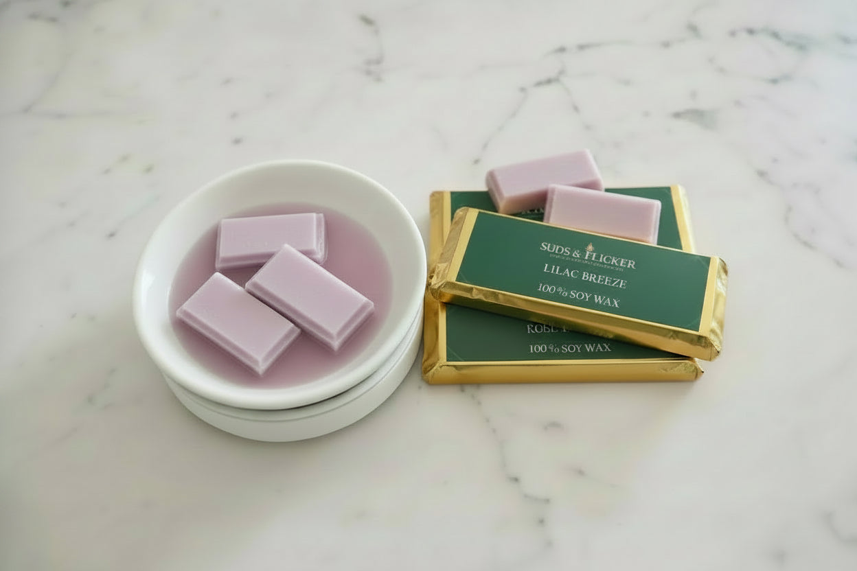 lilac wax melt bars
