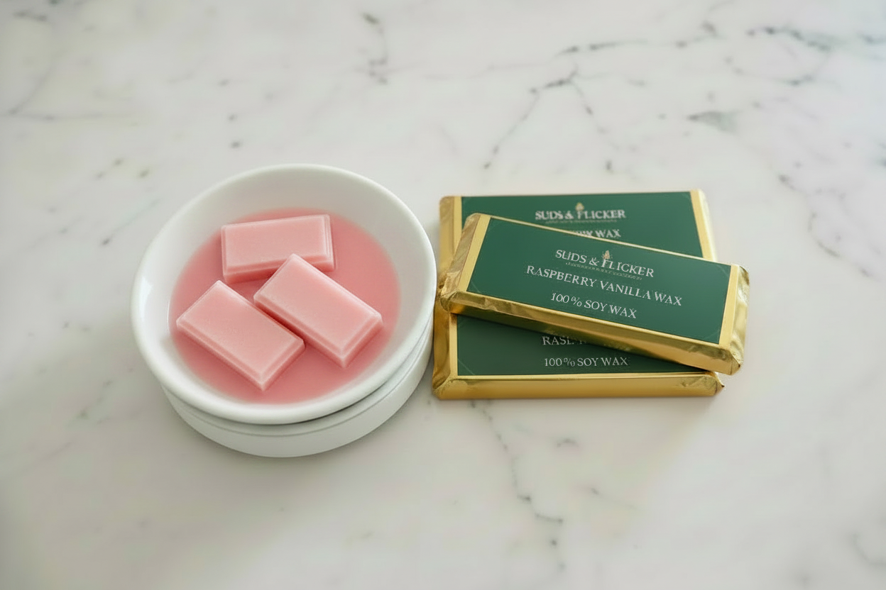Raspberry and Vanilla Soy Wax Melts